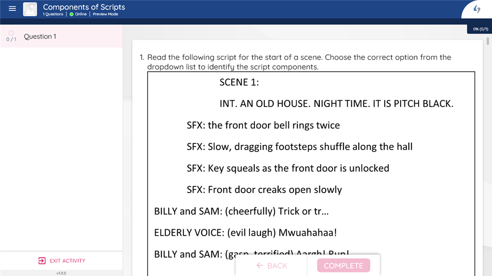 R093 TA 3.3 Quiz: Components Of Scripts | Boost