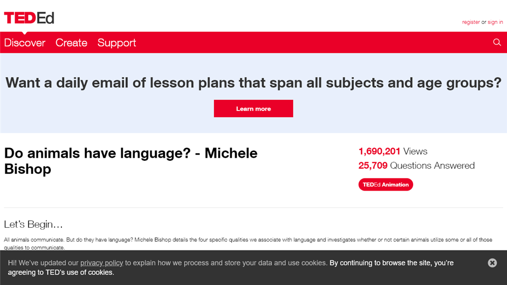 Do animals have language michele bishop boost