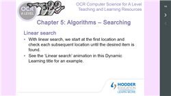 Chapter 5 Summary presentation 3: Algorithms – Searching (editable) | Boost