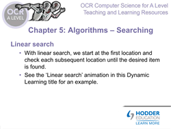 Chapter 5 Summary presentation 3: Algorithms – Searching | Boost